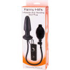 Plug gonflable multi-vitesse noir FANNY