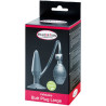 Par derrière Plug ventouse noir gonflable 15cm Malesation