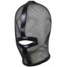 Cagoule mesh résille noire lacets arrières