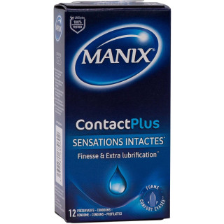 12 préservatifs extra fin lubrifiés MANIX