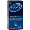 12 préservatifs extra fin lubrifiés MANIX