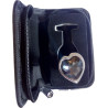 Plug ROSEBUD Coeur gris en acier taille S