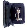 Plug ROSEBUD Coeur gris en acier taille S