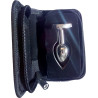 Plug ROSEBUD Coeur gris en acier taille S