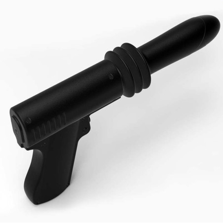 Gode vibrant avec poussée Fuck Gun 10xØ3cm