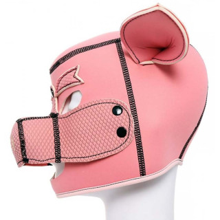 Cagoule tête de cochon Pig Hood rose