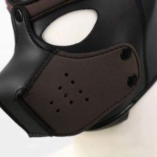 Cagoule de chien PUPPY Néoprène marron