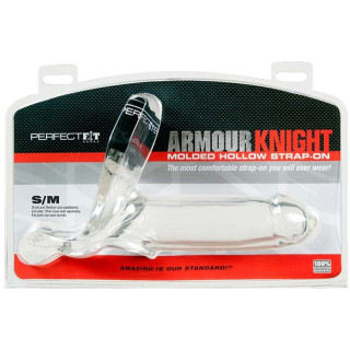 Gode ceinture Armour Knight 18xØ5cm transparent