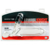 Gode ceinture Armour Knight 18xØ5cm transparent