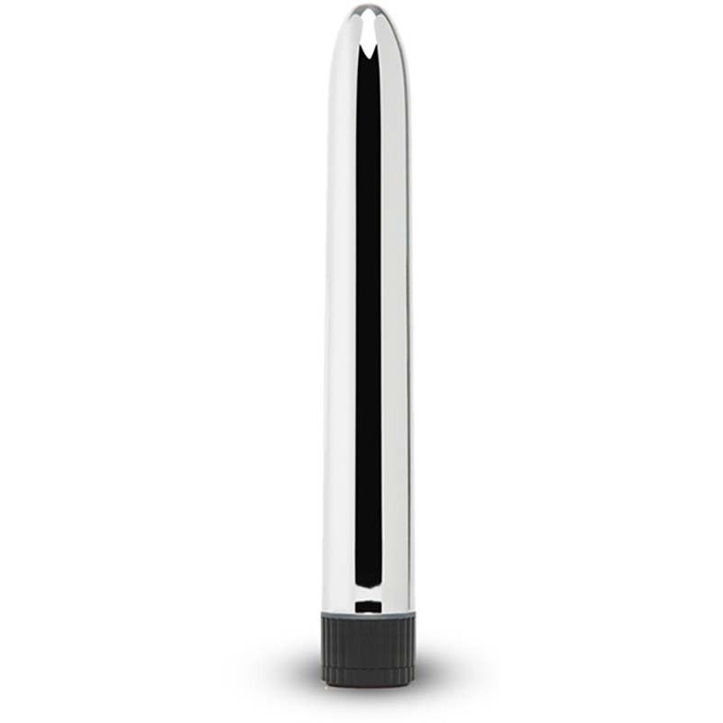 The Vibromasseur stimulateur 18cm silver