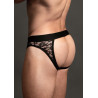 Jockstrap Bottomless Lace dentelle noir L-XL
