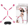 Menottes LUX FETISH 7 pièces Bed Spreader rose