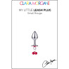 Plug argent aluminium avec laisse S