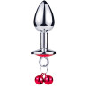 Plug argent aluminium avec laisse S