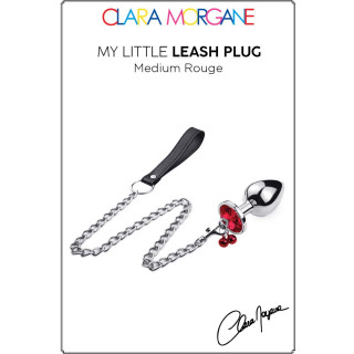 Plug argent aluminium avec laisse M