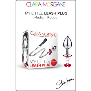 Plug argent aluminium avec laisse M