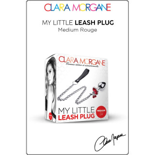 Plug argent aluminium avec laisse M