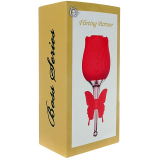 Double stimulateur clitoris USB Rose Flirting