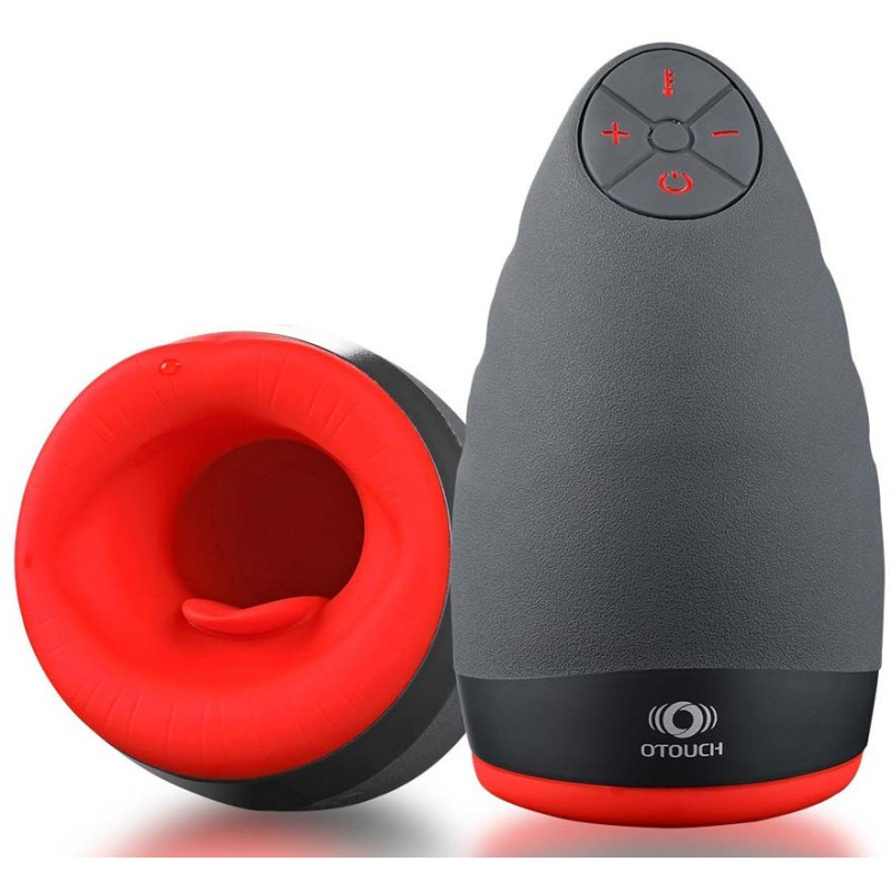 Masturbateur vibrant et chauffant Oral 6 modes