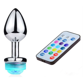 Plug bijou lumineux à LED S 6xØ2,7cm