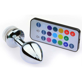 Plug bijou lumineux à LED M 7xØ3,4cm