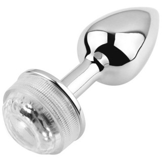 Plug bijou lumineux à LED M 7xØ3,4cm