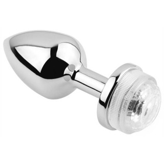 Plug bijou lumineux à LED M 7xØ3,4cm