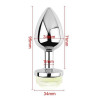 Plug bijou lumineux à LED M 7xØ3,4cm