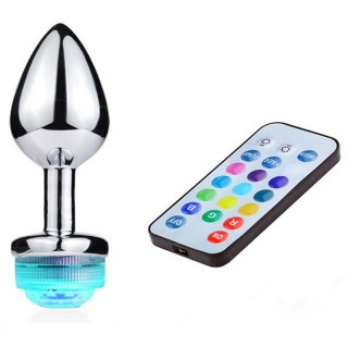 Plug bijou lumineux à LED L 8xØ4cm