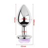 Plug bijou lumineux à LED L 8xØ4cm