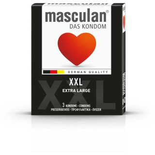 3 x Préservatifs masculan XXL