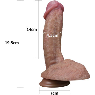Gode réaliste Glans Up 15xØ4,5cm dimensions