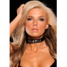 Collier simili cuir MASTER noir