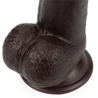 Gode Sliding Skin 18xØ4,5cm marron