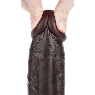 Gode Sliding Skin 18xØ4,5cm marron