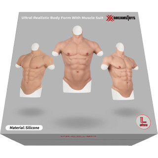 Prothèse ultra-réaliste musculature homme L
