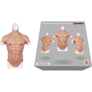 Prothèse ultra-réaliste musculature homme L