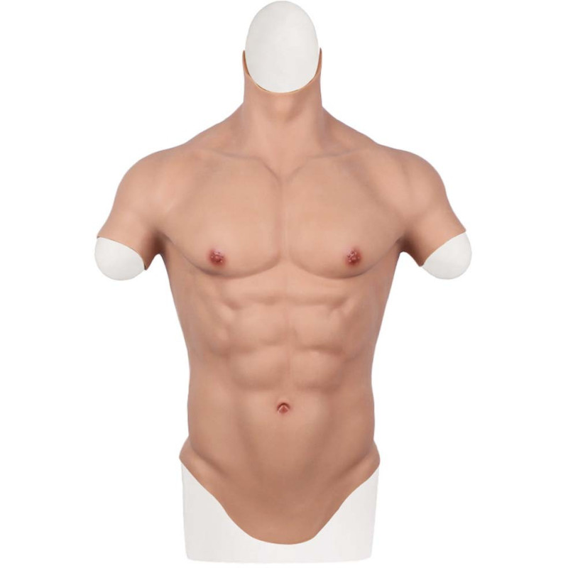 Prothèse ultra-réaliste musculature homme XL