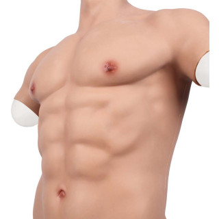 Prothèse ultra-réaliste musculature homme XL