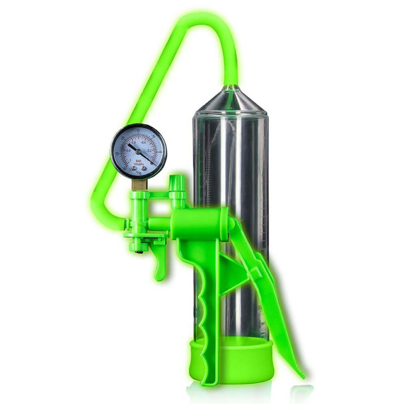Pompe à pénis phosphorescente Glow Elite