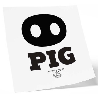 Tatouage éphémère Pig 10x10cm