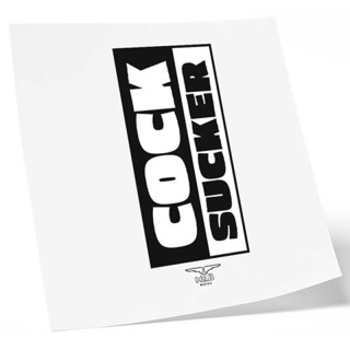 Tatouage éphémère COCK SUCKER 10x15cm