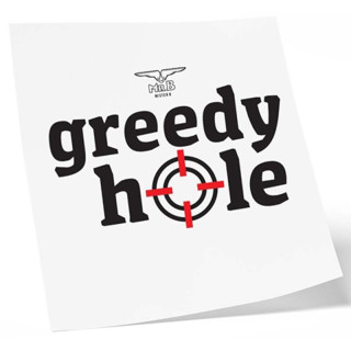 Tatouage éphémère Greedy Hole 10x10cm