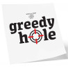 Tatouage éphémère Greedy Hole 10x10cm