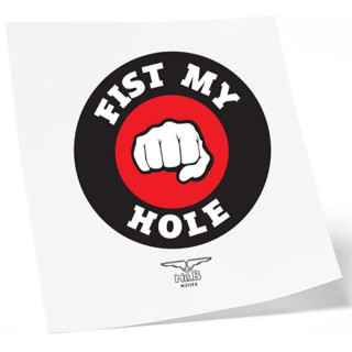 Tatouage éphémère FIST MY HOLE 10x10cm