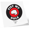 Tatouage éphémère FIST MY HOLE 10x10cm