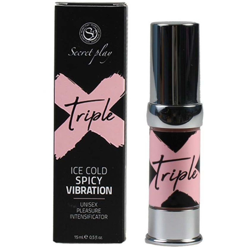 Gel chauffant et vibrant Triple X 15ml