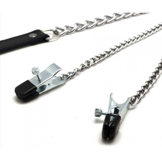 Pinces à seins avec laisse 40cm