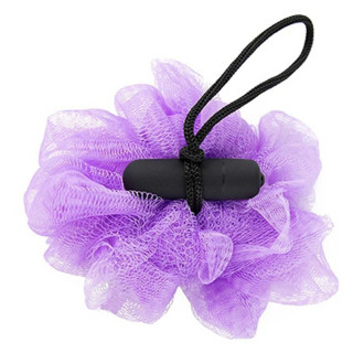 Fleur de douche vibrante violette