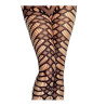 Catsuit irrésistible noir résille à motifs S-M